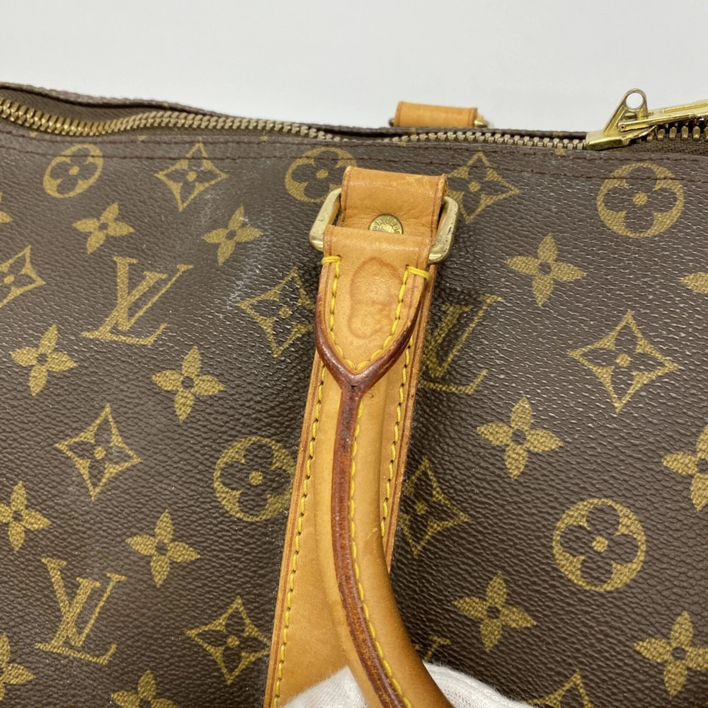 LOUIS VUITTON Brown Monogram Keepall 45 Boston Bag - Picture 9 of 10